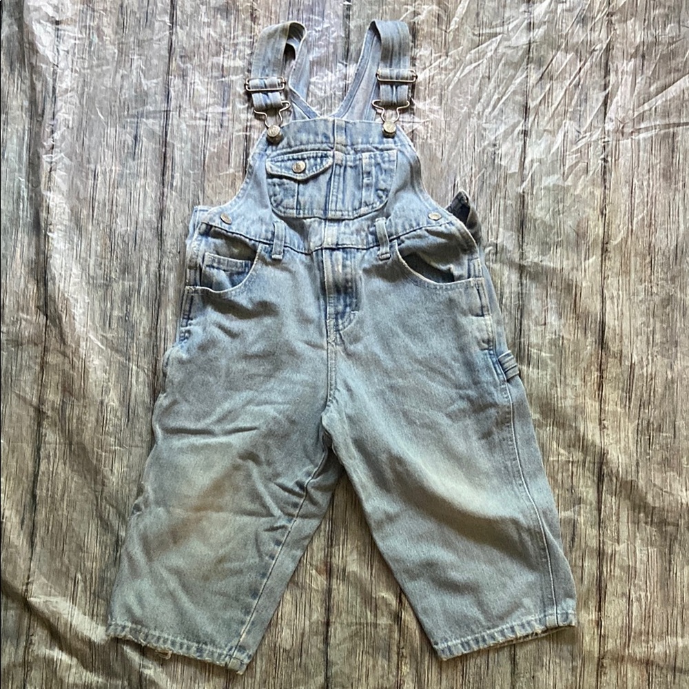 Vintage Old Navy Blue Jean Overalls Relaxed Fit